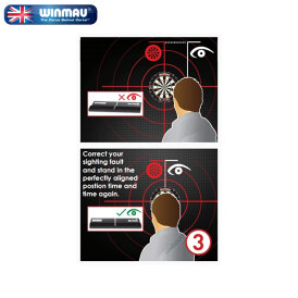 Winmau Dart Sightright 3 Oche Abwurflinie Dart Abstandslinie