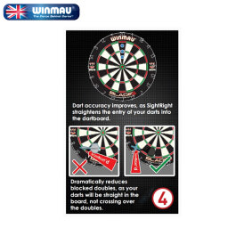 Winmau Dart Sightright 3 Oche Abwurflinie Dart Abstandslinie