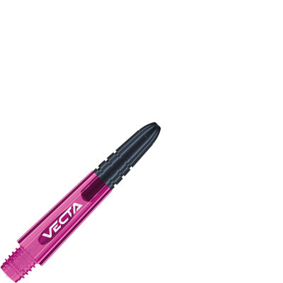 Winmau Vecta Shaft Composite mit leichtem aluminiumlegierten Top Pink S Kurz