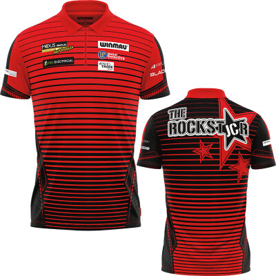 Winmau Darts Joe Cullen Pro-Line Player Shirt Matchshirt Dart Shirt Trikot Design 2024 Größe S