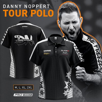 Winmau Darts Danny Noppert Noppie Pro-Line Player Shirt Matchshirt Dart Shirt Trikot Design 2023