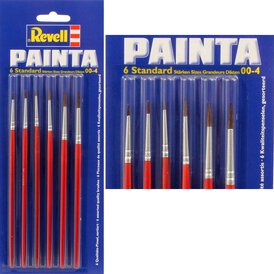 Revell Painta Standard Pinsel Set 6 Größen 00-4, geblistert