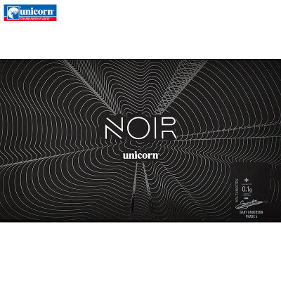 Unicorn Steel Darts Noir Gary Anderson Phase 6 90% Tungsten Steeltip Darts Steeldart