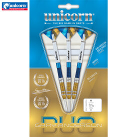 Unicorn Steel Darts Gary Anderson Duo 2-Tone 90% Tungsten Steeltip Darts Steeldart