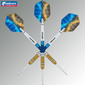 Unicorn Steel Darts Gary Anderson Duo 2-Tone 90% Tungsten Steeltip Darts Steeldart 23 g