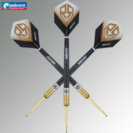 Unicorn Steel Darts 2-Tone Ross Smith Smudger 90% Tungsten Steel Dart Steeldart Steeltip