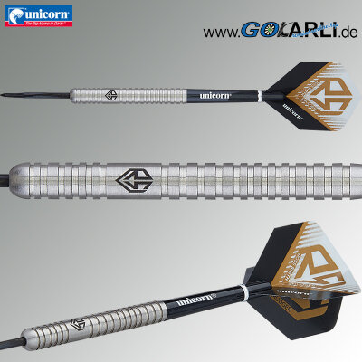 Unicorn Steel Darts Natural Ross Smith Smudger 90% Tungsten Steel Dart Steeldart Steeltip