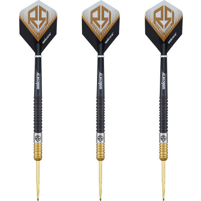 Unicorn Steel Darts 2-Tone Ross Smith Smudger 90% Tungsten Steel Dart Steeldart Steeltip 24 g