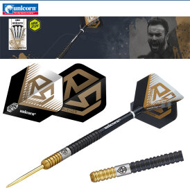 Unicorn Steel Darts 2-Tone Ross Smith Smudger 90% Tungsten Steel Dart Steeldart Steeltip 24 g