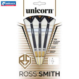 Unicorn Steel Darts 2-Tone Ross Smith Smudger 90% Tungsten Steel Dart Steeldart Steeltip 24 g