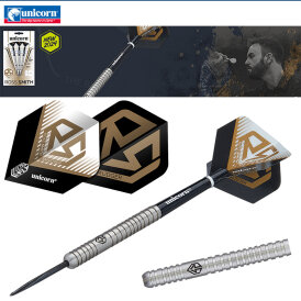 Unicorn Steel Darts Natural Ross Smith Smudger 90% Tungsten Steel Dart Steeldart Steeltip 20 g