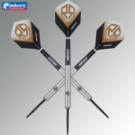 Unicorn Steel Darts Natural Ross Smith Smudger 90% Tungsten Steel Dart Steeldart Steeltip 20 g