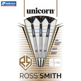 Unicorn Steel Darts Natural Ross Smith Smudger 90% Tungsten Steel Dart Steeldart Steeltip 22 g