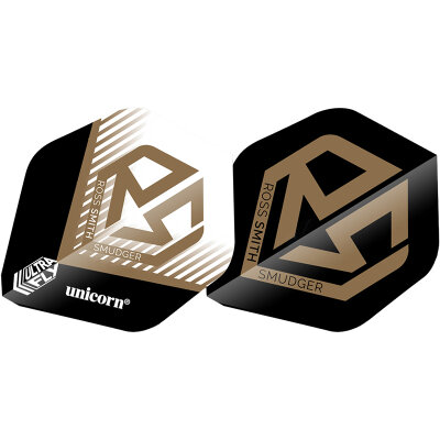 Unicorn Dart Flight Ultrafly.100 Player Ross Smith Smudger 2-Tone Dartflight 2023 Flightform - Flight Shape AR2