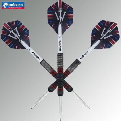 Unicorn Steel Darts James Wade 2-Tone 80% Tungsten Steeltip Darts Steeldart