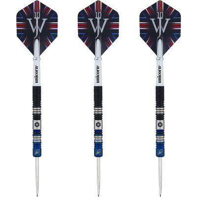 Unicorn Steel Darts James Wade 2-Tone 90% Tungsten Steeltip Darts Steeldart 21 g