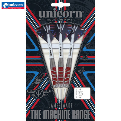 Unicorn Steel Darts James Wade Machine 90% Tungsten Steeltip Darts Steeldart 26 g