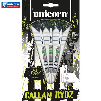 Unicorn Steel Darts Contender Callan Rydz The Riot 80% Tungsten Steeltip Dart Steeldart