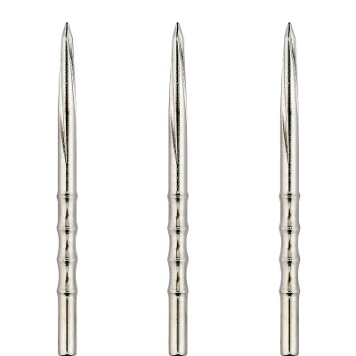 Unicorn Steel Tip Steel Point Volute Point Dart Wechsel- Spitzen Dart Point Silber Scalloped 42 mm