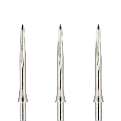 Unicorn Steel Tip Steel Point Volute Point Dart Wechsel- Spitzen Dart Point Silber Shouldered 36 mm