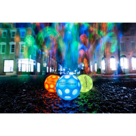 Waboba Moon Ball Moonshine LED Color Extreme Bouncing Springball Sprungball 3er Set