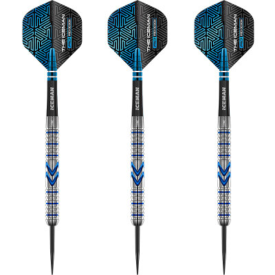 Red Dragon Steel Darts Gerwyn Price Iceman Midnight Edition 90% Tungsten Steeltip Dart Steeldart 25 g