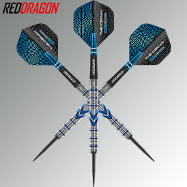 Red Dragon Steel Darts Gerwyn Price Iceman Midnight Edition 90% Tungsten Steeltip Dart Steeldart 25 g