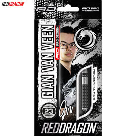 Red Dragon Steel Darts Gian van Veen The Giant Axis SE 90% Tungsten Steeltip Dart Steeldart 23 g