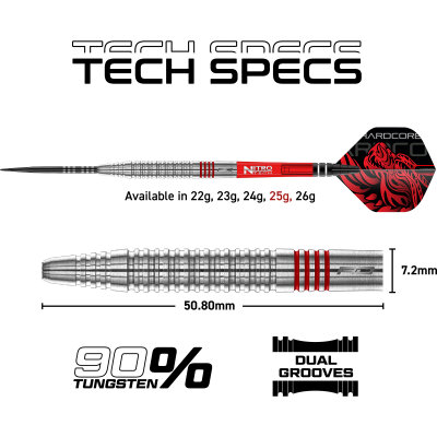 Red Dragon Steel Darts Jonny Clayton Original 2.0 90% Tungsten Steeltip Dart Steeldart