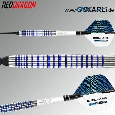 Red Dragon Soft Darts Luke Humphries TX3 Cool Blue SE 90% Tungsten Softtip Dart Softdart 20 g