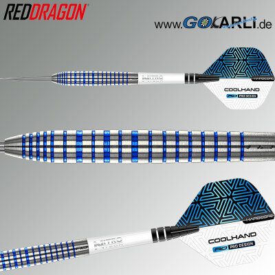 Red Dragon Steel Darts Luke Humphries TX3 Cool Blue SE 90% Tungsten Steeltip Dart Steeldart 22 g