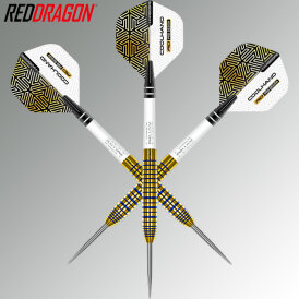 Red Dragon Steel Darts Luke Humphries TX3 Cool Gold SE 90% Tungsten Steeltip Dart Steeldart 22 g
