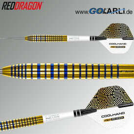 Red Dragon Steel Darts Luke Humphries TX3 Cool Gold SE 90% Tungsten Steeltip Dart Steeldart 22 g