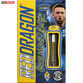 Red Dragon Steel Darts Luke Humphries TX3 Cool Gold SE 90% Tungsten Steeltip Dart Steeldart 22 g