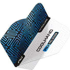 Red Dragon Luke Humphries Cool Hand Hardcore TX3 Cool Blue SE Standard Dart Flight Neuheit 2023 TF6981