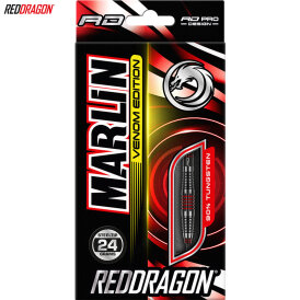 Red Dragon Steel Darts Marlin Venom 90% Tungsten Steeltip Dart Steeldart 24 g