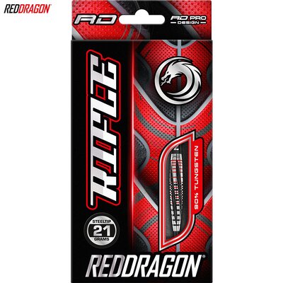 Red Dragon Steel Darts Rifle 90% Tungsten Steeltip Dart Steeldart