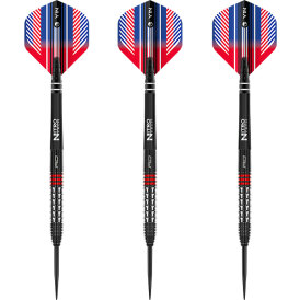 Red Dragon Steel Darts Vengeance Red 90% Tungsten Steeltip Dart Steeldart 22 g
