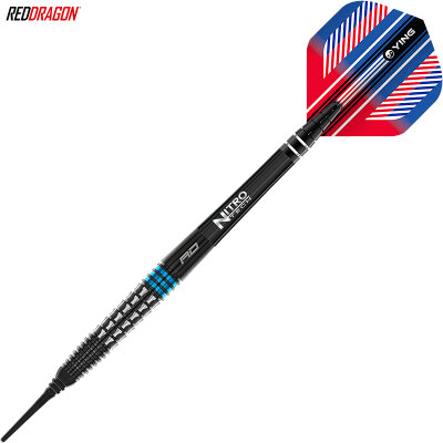 Red Dragon Soft Darts Vengeance Blue 90% Tungsten Softtip Dart Softdart 20 g
