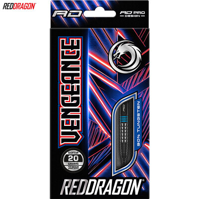 Red Dragon Soft Darts Vengeance Blue 90% Tungsten Softtip Dart Softdart 20 g