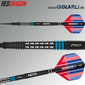 Red Dragon Soft Darts Vengeance Blue 90% Tungsten Softtip Dart Softdart 20 g