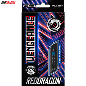 Red Dragon Steel Darts Vengeance Blue 90% Tungsten Steeltip Dart Steeldart 22 g