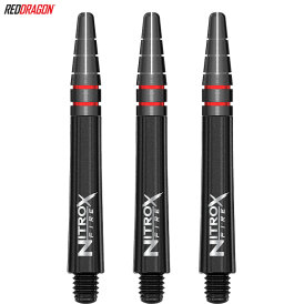 Red Dragon Nitro Xfire Carbon Dart Shaft Dartshaft Schwarz Rot IM Intermediate