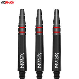 Red Dragon Nitro Xfire Carbon Dart Shaft Dartshaft Schwarz Rot S Kurz