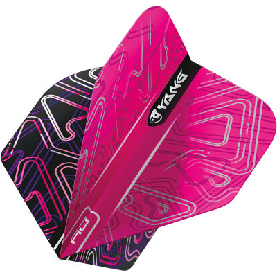 Red Dragon Flights Yin Yang Pink & Black Double Sided Dart Flight Dartflights 2023 TF6920