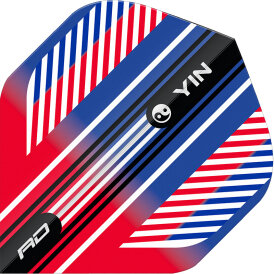 Red Dragon Flights Yin Yang Red, White & Blue Double Sided Dart Flight Dartflights 2023 TF6921