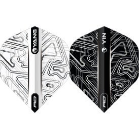Red Dragon Flights Yin Yang White & Black Double Sided Dart Flight Dartflights 2023 TF6974