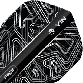 Red Dragon Flights Yin Yang White & Black Double Sided Dart Flight Dartflights 2023 TF6974