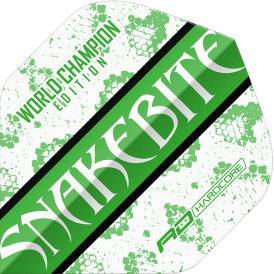 Red Dragon Flights Yin Yang Peter Wright Snakebite Green & White Double Sided Dart Flight Dartflights 2023 TF6963