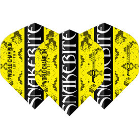 Red Dragon Flights Yin Yang Peter Wright Snakebite Purple & Yellow Double Sided Dart Flight Dartflights 2023 TF6964